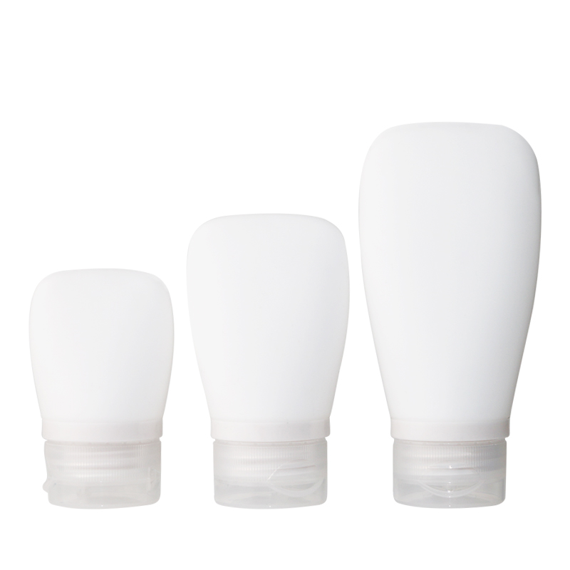 ขวดรีฟิลซิลิโคนสีขาว