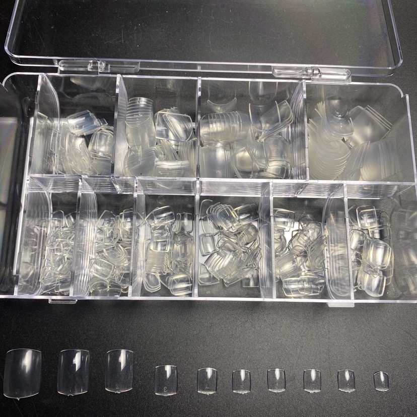 500Pcs Normal Toe Box claro