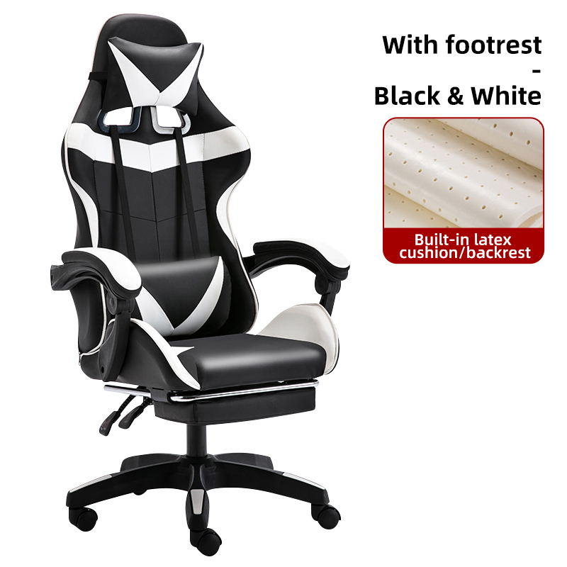 Negro y blanco + reposapiés