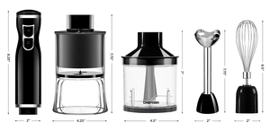 Электрический ручной блендер с 2-ступенчатой переменной скоростью - Product Image 4
