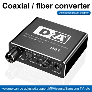 Convertidor de Audio Digital HIFI de 1080P, convertidor de fibra analógica coaxial a decodificador de audio de 5,1 canales, auriculares 3,5 - Product Image 2