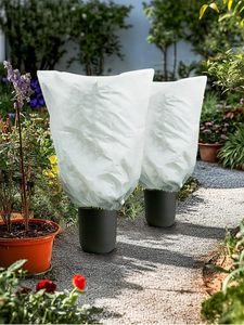 冬の庭の木や花のための巾着とジッパー付きの複数のサイズの凍結防止カバー - Product Image 5