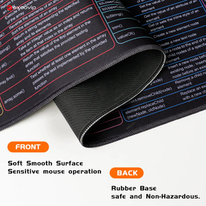 Auf Lager JavaScript Short cut Keys Spickzettel Tastatur matte XL Extended Large Gaming Mouse pad Rutsch feste genähte Kante - Product Image 5