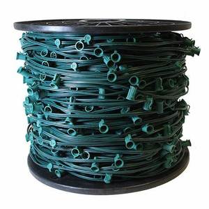 สาย E17หลอดไฟ C9สำหรับการค้าสาย SPT-1ยาว1000ฟุต12 "ระยะห่าง - Product Image 3
