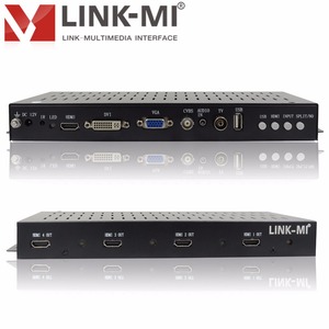垂直1x4视频墙控制器，支持90度旋转HDMI VGA USB 6输入电视墙拼接处理器 - Product Image 6