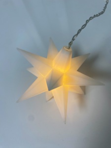 LED mini 3D yıldız dekorasyon 11 puan dış aydınlatma noel ile LED ışıkları - Product Image 2