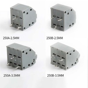 250-3.5mm PCB Screwless <strong>Spring</strong> <strong>Terminal</strong> <strong>Block</strong> Grey Color Screwless <strong>Terminal</strong> <strong>Block</strong> - Product Image 4