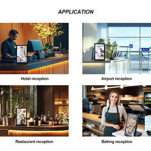 13.3 inch LCD Bảng kỹ thuật số đơn đặt hàng hiển thị kiosk cho quán cà phê kiosk màn hình Android Trong Nhà Kỹ thuật số biển - Product Image 2