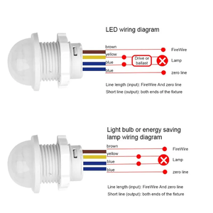 Interruptor automático de Sensor de tira de luz LED para el hogar inteligente con panel de visualización, interruptor antiarañazos de 2 A, sensor de ajuste PIR - Product Image 5