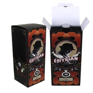 定制Logo高端硬纸板单瓶红酒包装盒750毫升酒瓶包装盒 - Product Image 1