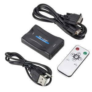 Computadora de señal VGA a SCART interfaz de señal de TV transmisor y receptor scart a vga convertidor de vídeo - Product Image 6