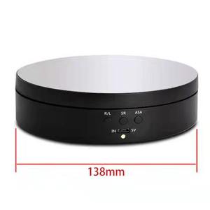 Portatile elettrico auto-motorizzato giradischi espositore di 360 gradi di rotazione di piccole dimensioni USB potenza per le riprese fotografiche - Product Image 3