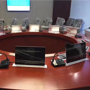 Retractable Monitor 23.5&quot; Table Monitor Screen Lift for Conference System <strong>Solution</strong> &amp; Motorized Lift - Product Image 4