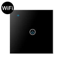 WiFi Black 1Gang