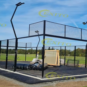 Exito cài đặt đội có sẵn khung thép ngoài trời và trong nhà toàn cảnh mái chèo sân tennis chi phí canchas de padel Tòa - Product Image 5