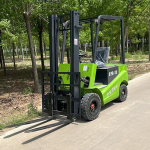 CE-geprüfte 4 X4 Hydraulic Lifting Batterie Laden und Entladen Gabelstapler Voll elektrischer Paletten stapler mit kleiner Handhabung - Product Image 2