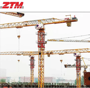 ZTM kule vinci akıllı ekipman ZTT136 düz üst kule vinci 6Ton kapasite 60m pergel uzunluğu 1.3t ucu yük