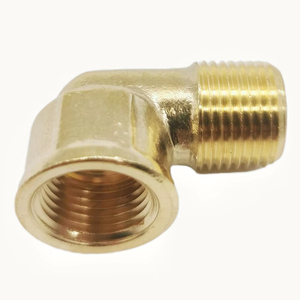 High-Pressure Brass Pipe Street <strong>Elbow</strong> (MIP X FIP) Durable Casting Technique Gas Oil <strong>PVC</strong> Stainless Steel Copper UPVC CPVC Alloy - Product Image 1