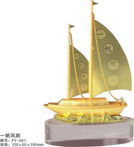 2023时尚goos定制微型金属船模型 - Product Image 2