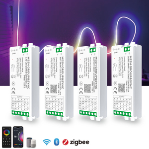 Смарт-динамик 5 в 1, 2,4 г, Bluetooth, Wi-Fi, Zigbee, Tuya, с сетчатым пультом дистанционного управления, DC5-24V управления синхронизацией музыки, 6A/CH - Product Image 1
