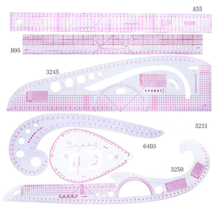 Bộ Sưu Tập Lớn Quần Áo Các Bộ Phận Máy Trang Phục Cai Trị Tấm Tay Áo Lồng Đặt Thước Thước Đường Cong Tam Giác Chắp Vá Cai Trị - Product Image 2