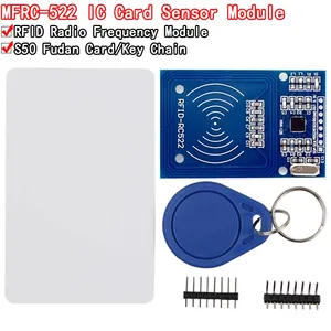 MFRC-522 RC522 RFID RF Card <strong>Sensor</strong> Module To Send S50 Fudan Card, Keychain Watch <strong>Nmd</strong> Raspberry Pi