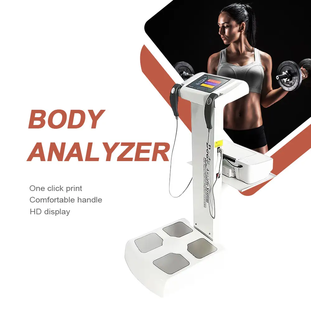 Salón de belleza/gimnasio/clínica IMC análisis de grasa corporal máquina analizadora de composición corporal con papel de color 600 gratis