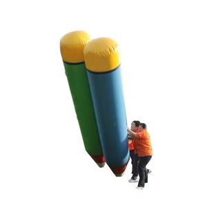 כיף pvc ענק מתנפחים סמן פעילויות בעיפרון קישוט צוות בניית משחק עט צבע מסיבה