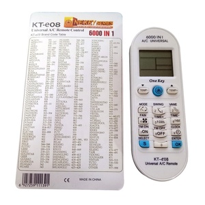 Evrensel KT-E08 klima uzaktan kumanda için fit Toshiba Panasonic Sanyo Fujitsu 6000 In 1 bir anahtar serisi - Product Image 6
