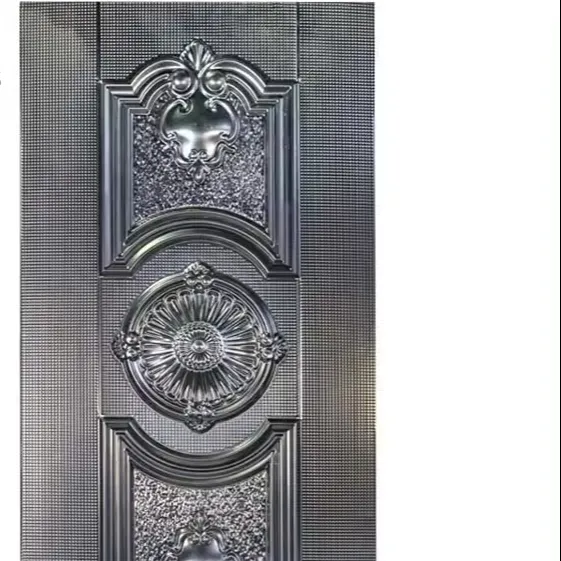 Chine prix appartement extérieur peau de porte en acier peau de porte en acier panneau de peau de porte en acier peau de porte extérieure