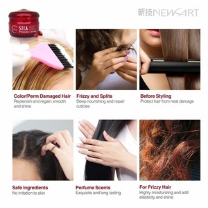 Parlaklık ve yumuşaklık yoğun nem ve beslenme Defrizz Newark ipek Protein krem - Product Image 2