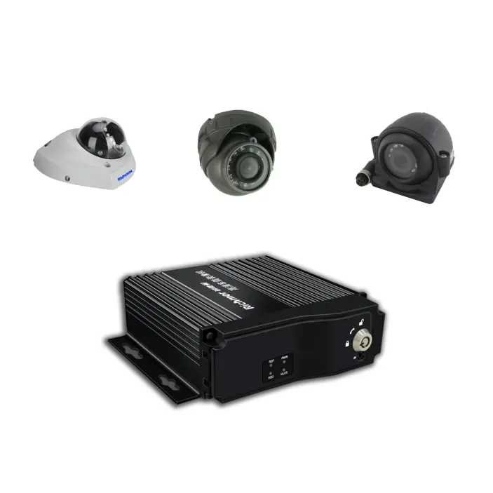Richmor hochwertige Mini-DVR 4-Kanal-Auto Black Box 3G 4G WIFI GPS optionales Fahrzeug DVR-Kamerasystem DVR Movil