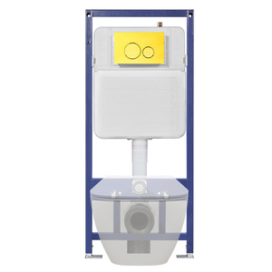 TUSSON Toilet <strong>WC</strong> Wall Hang Toilet Durable HDPE Concealed <strong>Cistern</strong> for Compact Bathrooms
