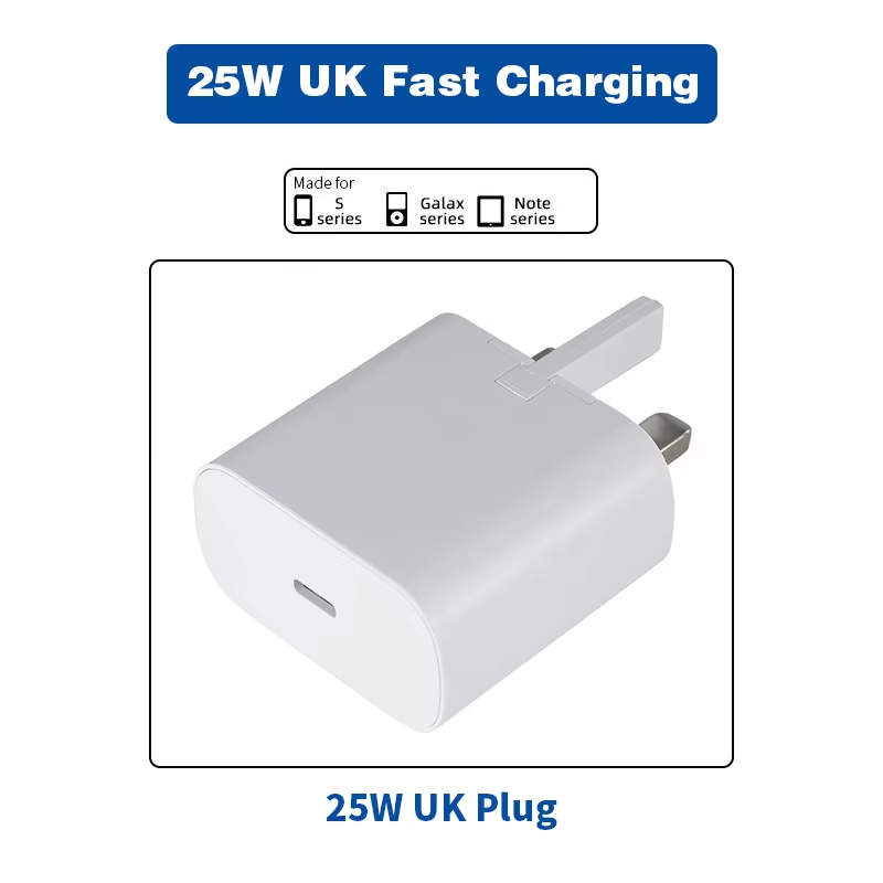 Enchufe británico de 25 W (blanco)