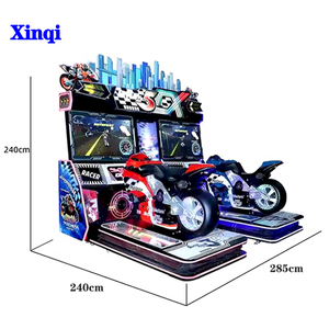 Аркадный мото для 2 игроков, аркадный мото для взрослых, аркадные игры с монетоприемным управлением, симулятор вождения, видеоигровые автоматы - Product Image 5