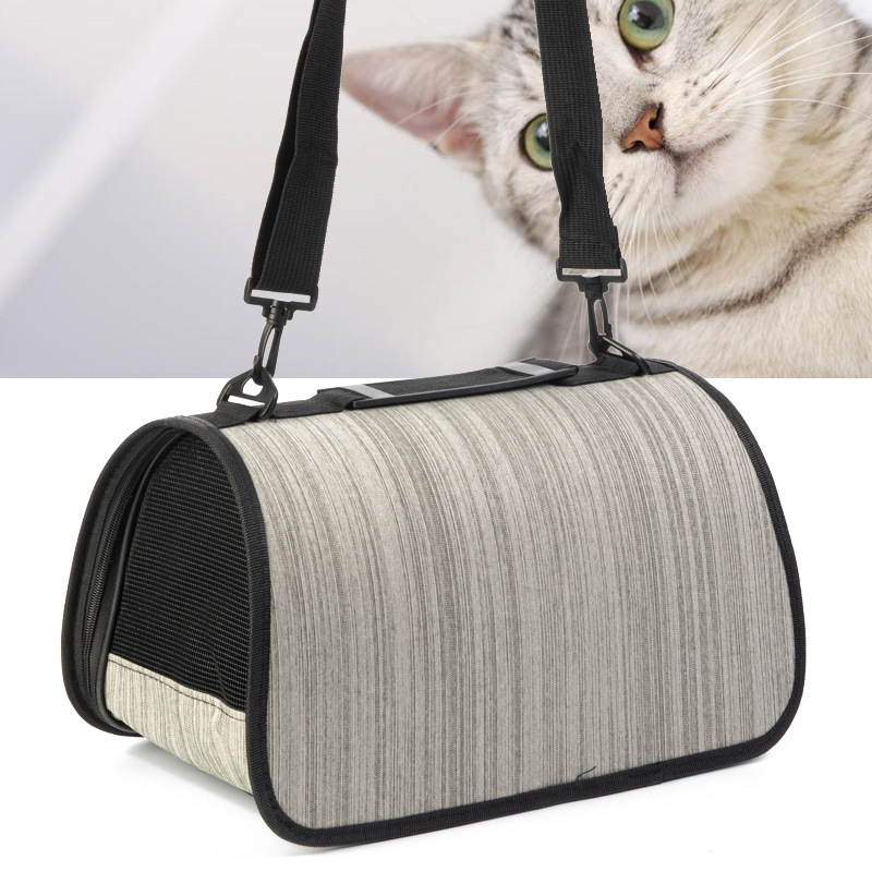 Vertical striped khaki