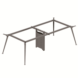 Modern Style Customized Size Office Table Leg Furniture Office Metal Table Leg Staff Workstation 4 Person Face to Face <strong>Computer</strong> - Product Image 1