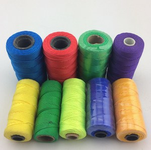 Multifilamento de PP de colores Cuerdas de embalaje de pesca y construcción de hilo trenzado de 3 hebras - Product Image 4