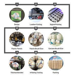 Pallone da Calcio Aolan a Peso Ufficiale da Gara con Camera d'Aria/Carcassa Blu in PU di Alta Qualità - Product Image 4