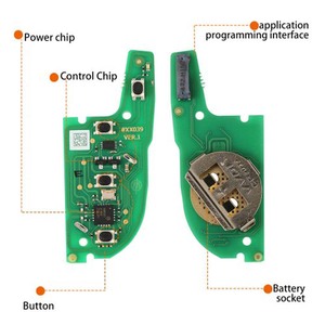 Xhorse XEKF20EN Super telecomando coltello tipo 4 pulsanti con Super Chip Transponder Auto chiave programmatore - Product Image 4