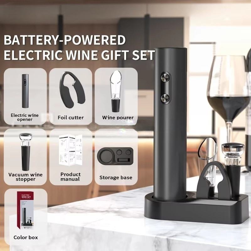 Ensemble/PRSAVBGS-KB1-602301 à piles d'ouvreur de vin