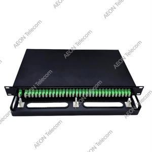 Customized 1 U 19&quot; for 19&quot; Rack Mount splitter <strong>Patch</strong> <strong>Panel</strong> 1RU Steel Loaded <strong>with</strong> 2*32 LC/APC Splitter <strong>Patch</strong> <strong>Panel</strong> ODF Grade B - Product Image 2