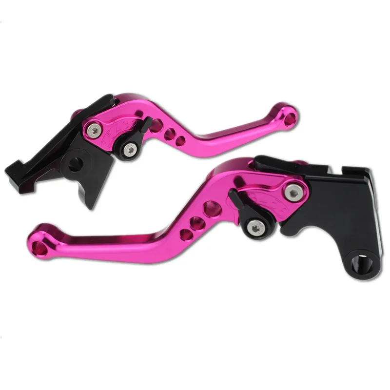 Motorcycle regular short cnc milled surface aluminum anodized racing brake clutch lever
