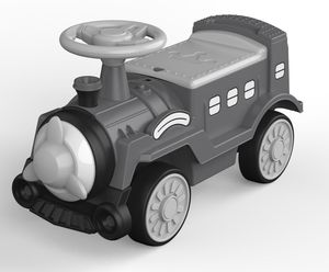 1〜5歳向けの音楽照明と収納ビンを備えた車の列車のスライドスクーターに乗る高品質の赤ちゃんの小さなおもちゃ - Product Image 3