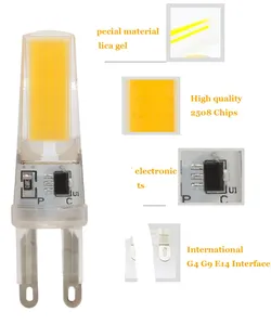 Dimmable G4 G9 COB LED <strong>Light</strong> Bulbs 5Pcs 12V 220V Volt 3W <strong>6W</strong> Lamp for 40W Incandescent Halogen Chandelier Lighting Spotlights - Product Image 3