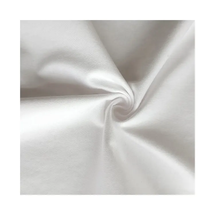 Rollo de tela de algodón reciclado, Jersey de algodón 100% Pima, personalizado