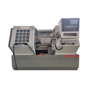 CK6140 * 750 Tornos de precisión de cama plana CNC Diseño horizontal Funciones de operación manual CNC completas para mecanizado de servicio pesado GSK 220V - Product Image 1