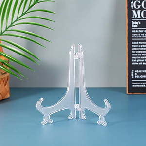 Giá Đỡ <span class=keywords><strong>Acrylic</strong></span> Mới Về Giá Đỡ Đĩa Nhẹ Cho Đám Cưới Gia Đình Giá Vẽ Trong Suốt Bằng Nhựa Sinh Nhật - Product Image 3