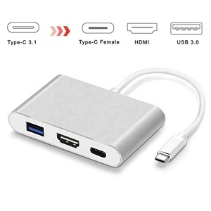 <strong>Computer</strong> <strong>Networking</strong> 3 in 1 USB C Hubs USB C to 4K HD MI, USB C, USB 3.0 - Product Image 6
