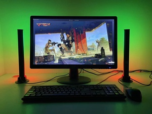 Thông Minh <span class=keywords><strong>RGB</strong></span> Màu Sắc Thay Đổi LED Chơi Game Thanh Ánh Sáng Ứng Dụng Điều Khiển USB TV Đèn Đèn Âm Nhạc Đồng Bộ Môi Trường Xung Quanh Đèn - Product Image 4